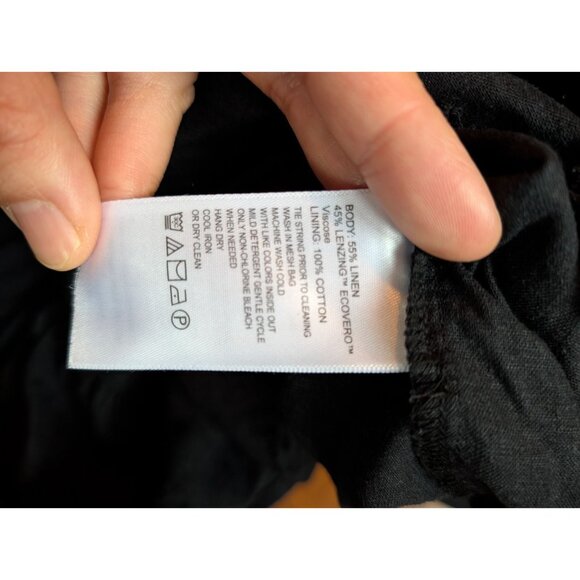 Tommy Bahama Lena Linen Blend Gauze Midi Sundress Resort M low-high w pockets - Picture 9 of 9